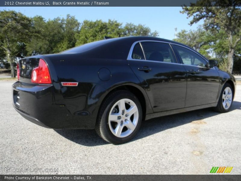 Black Granite Metallic / Titanium 2012 Chevrolet Malibu LS