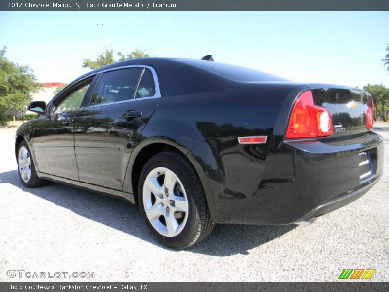 Black Granite Metallic / Titanium 2012 Chevrolet Malibu LS