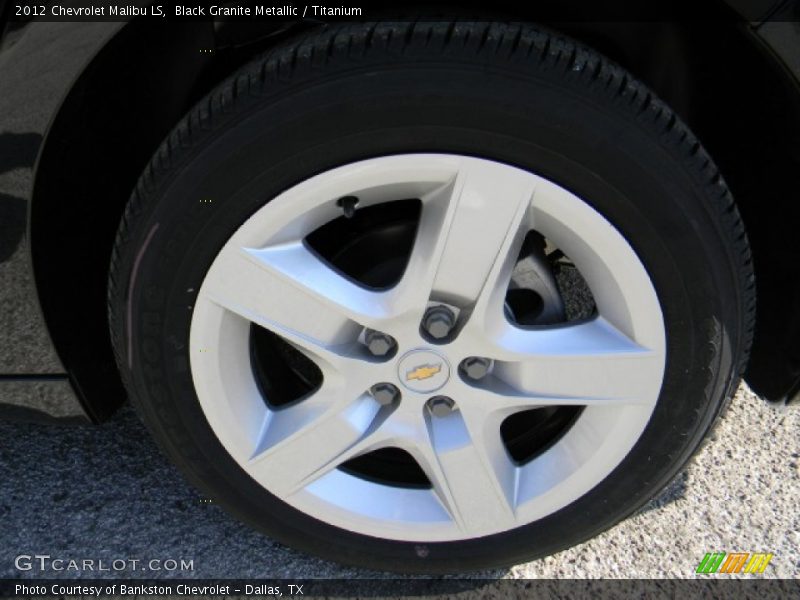 Black Granite Metallic / Titanium 2012 Chevrolet Malibu LS
