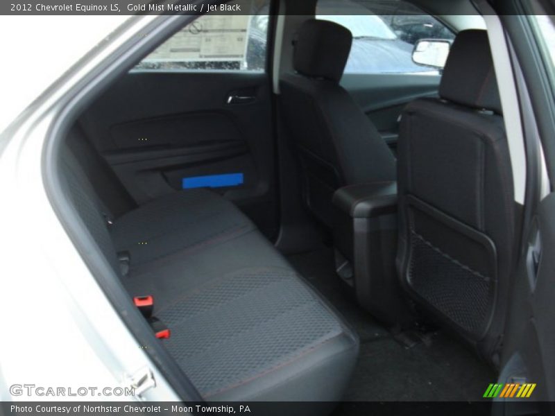 Gold Mist Metallic / Jet Black 2012 Chevrolet Equinox LS