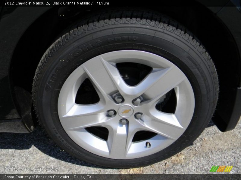 Black Granite Metallic / Titanium 2012 Chevrolet Malibu LS