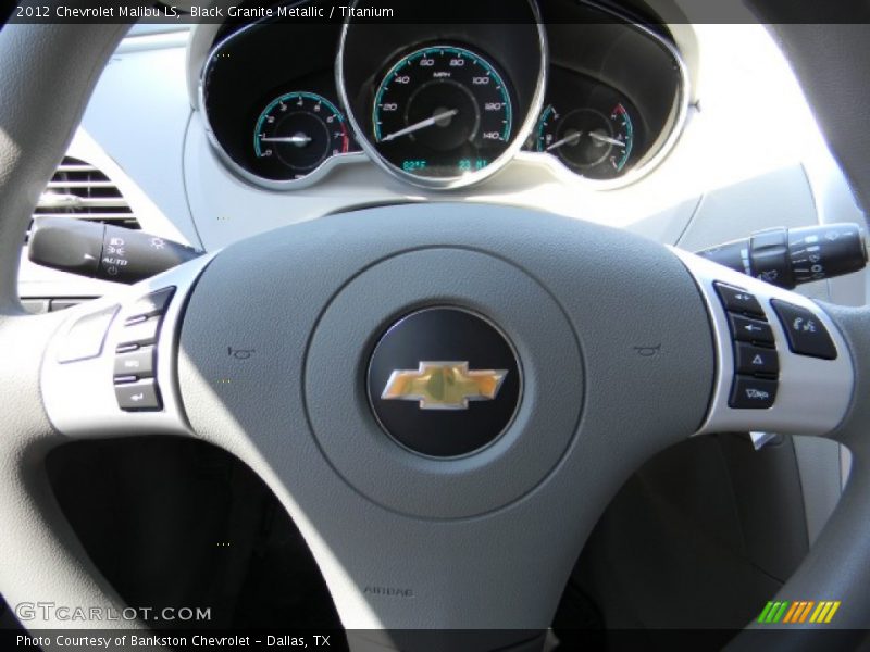 Black Granite Metallic / Titanium 2012 Chevrolet Malibu LS
