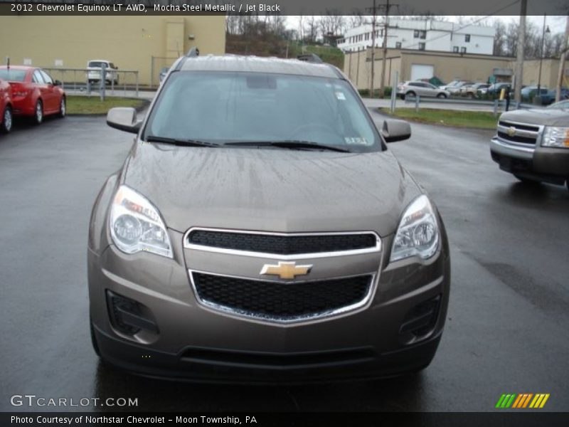 Mocha Steel Metallic / Jet Black 2012 Chevrolet Equinox LT AWD