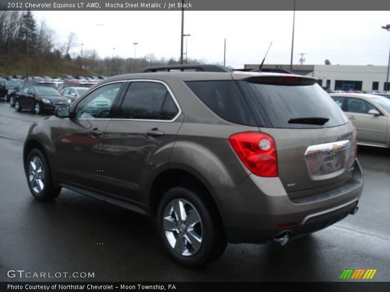 Mocha Steel Metallic / Jet Black 2012 Chevrolet Equinox LT AWD