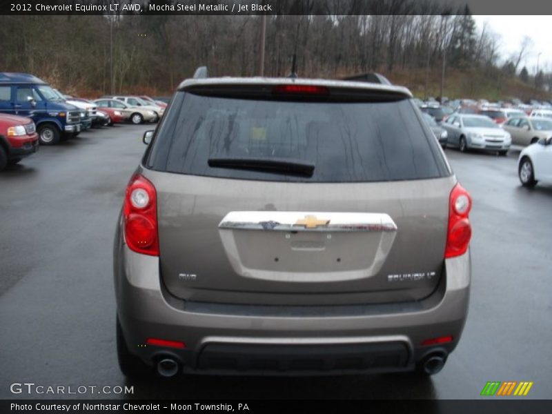 Mocha Steel Metallic / Jet Black 2012 Chevrolet Equinox LT AWD