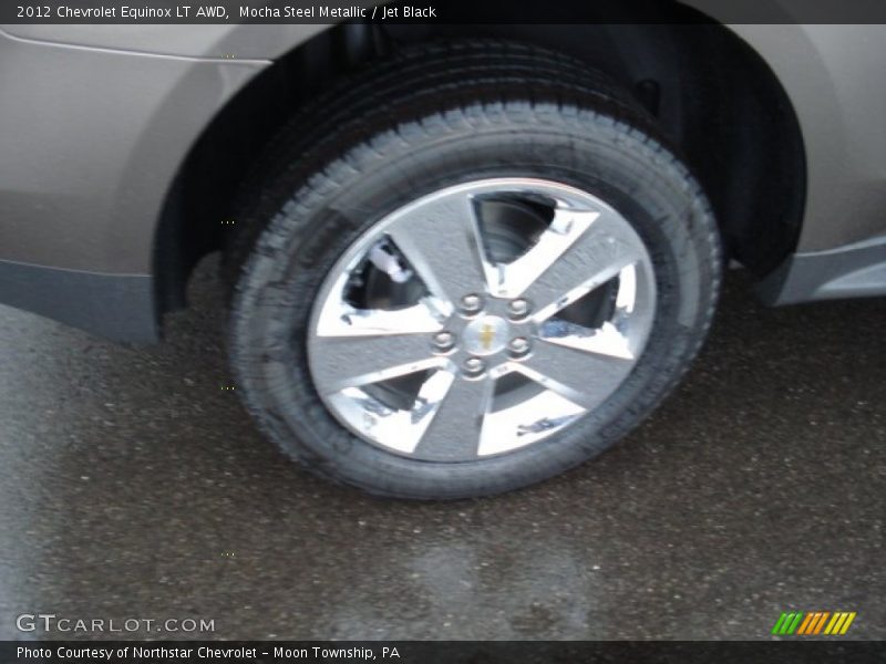 Mocha Steel Metallic / Jet Black 2012 Chevrolet Equinox LT AWD