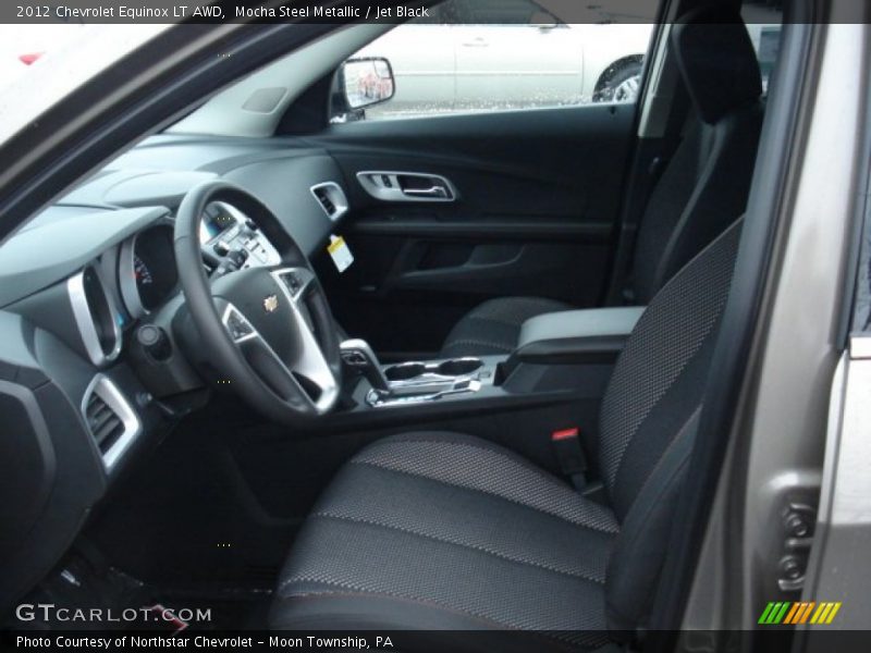 Mocha Steel Metallic / Jet Black 2012 Chevrolet Equinox LT AWD