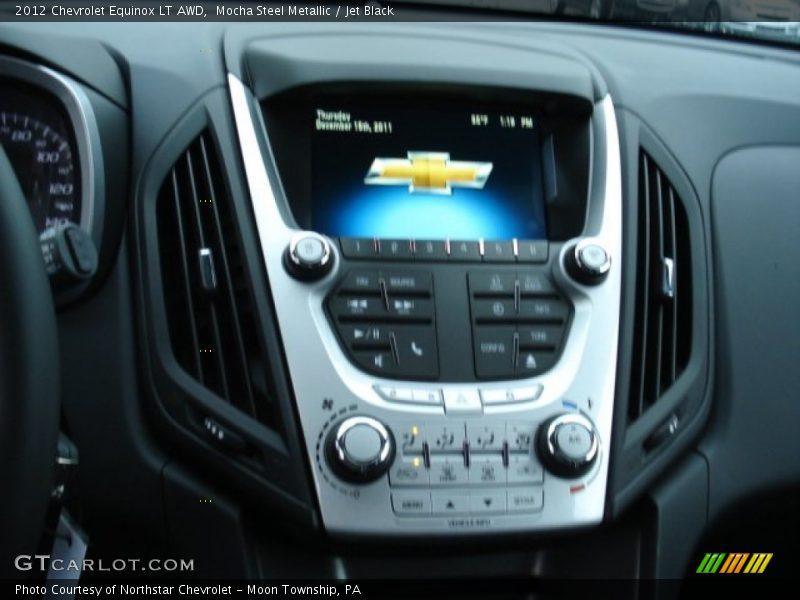 Mocha Steel Metallic / Jet Black 2012 Chevrolet Equinox LT AWD