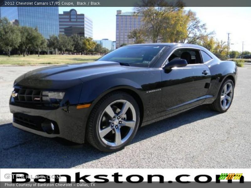 Black / Black 2012 Chevrolet Camaro LT/RS Coupe