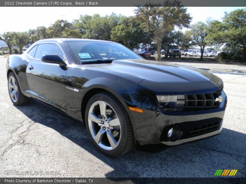 Black / Black 2012 Chevrolet Camaro LT/RS Coupe