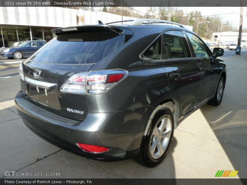 Smokey Granite Mica / Light Gray 2011 Lexus RX 350 AWD