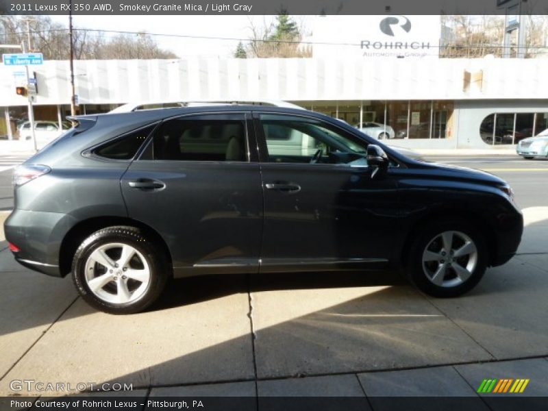 Smokey Granite Mica / Light Gray 2011 Lexus RX 350 AWD