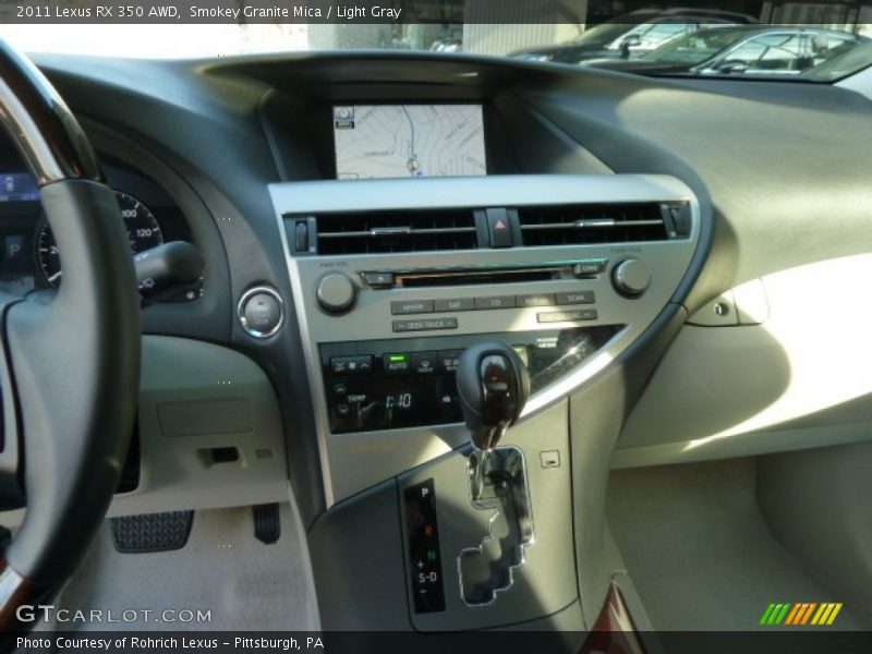 Smokey Granite Mica / Light Gray 2011 Lexus RX 350 AWD