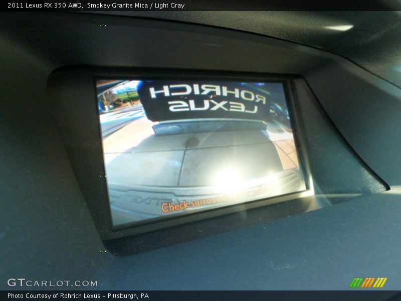 Smokey Granite Mica / Light Gray 2011 Lexus RX 350 AWD