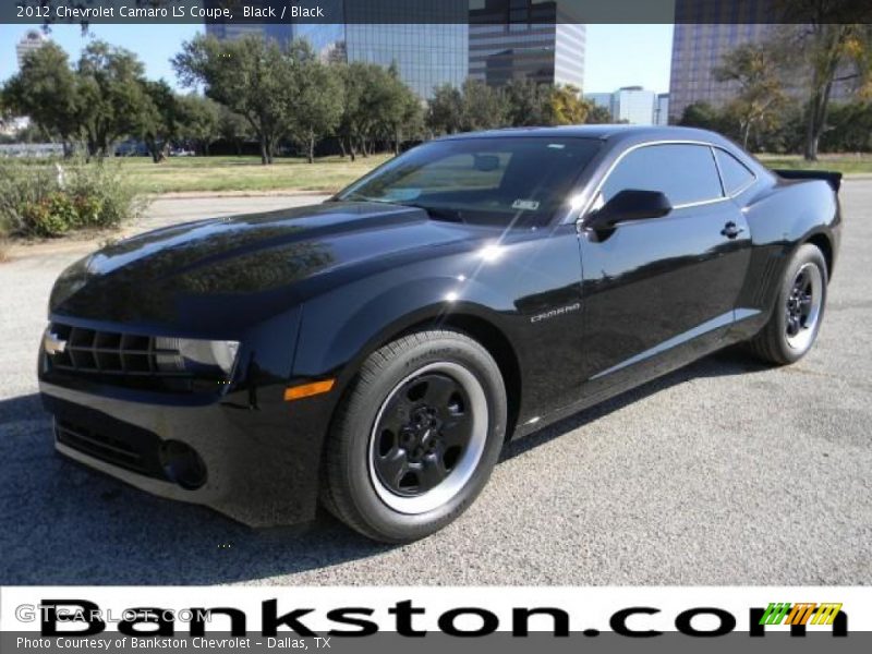 Black / Black 2012 Chevrolet Camaro LS Coupe