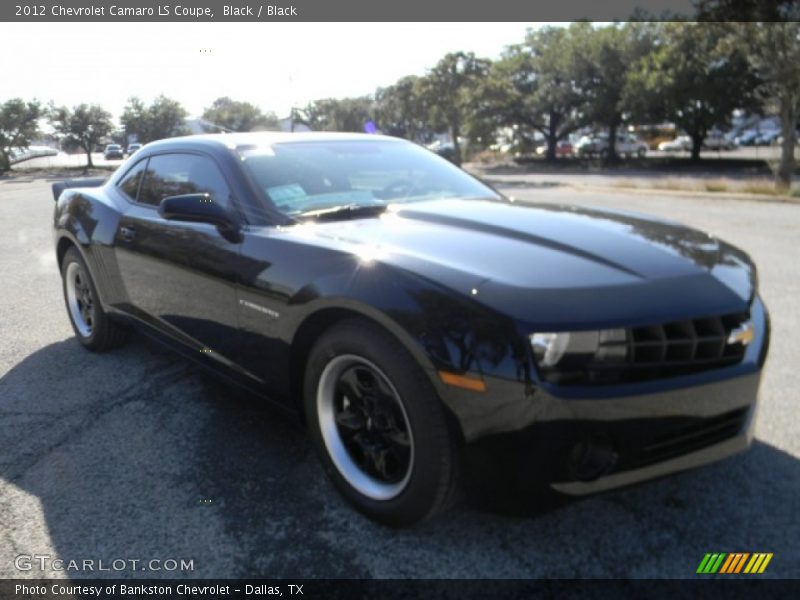 Black / Black 2012 Chevrolet Camaro LS Coupe