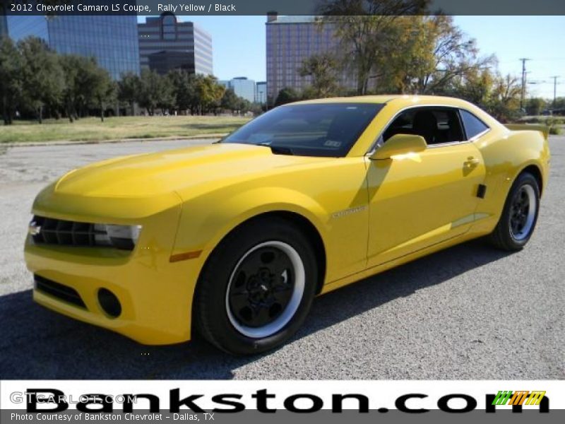 Rally Yellow / Black 2012 Chevrolet Camaro LS Coupe