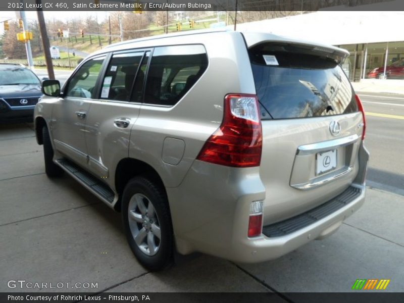Satin Cashmere Metallic / Ecru/Auburn Bubinga 2012 Lexus GX 460