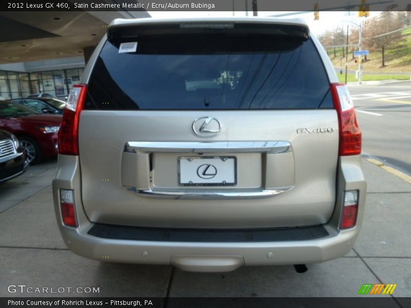 Satin Cashmere Metallic / Ecru/Auburn Bubinga 2012 Lexus GX 460