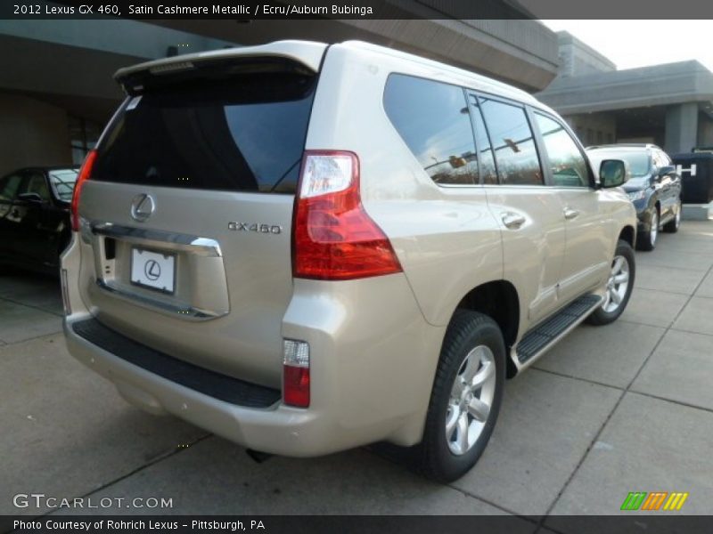 Satin Cashmere Metallic / Ecru/Auburn Bubinga 2012 Lexus GX 460