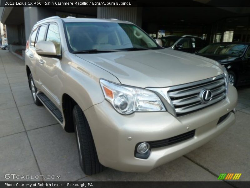 Satin Cashmere Metallic / Ecru/Auburn Bubinga 2012 Lexus GX 460