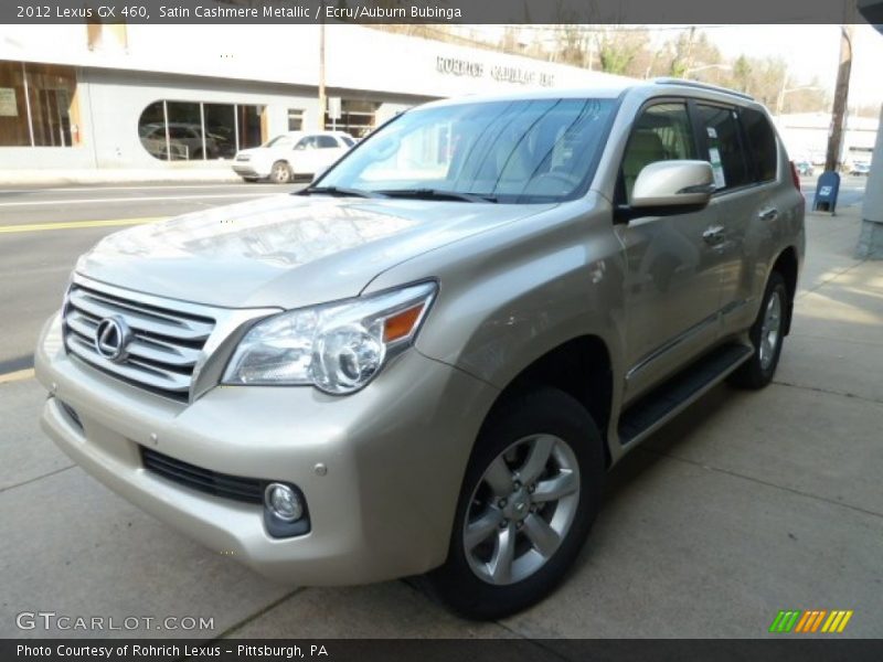 Satin Cashmere Metallic / Ecru/Auburn Bubinga 2012 Lexus GX 460