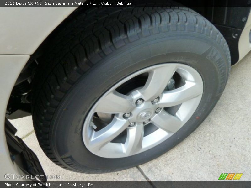 Satin Cashmere Metallic / Ecru/Auburn Bubinga 2012 Lexus GX 460