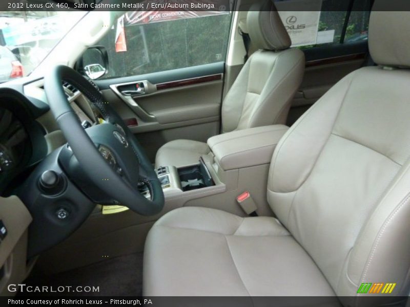 Satin Cashmere Metallic / Ecru/Auburn Bubinga 2012 Lexus GX 460