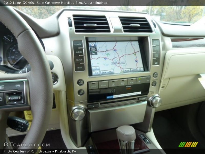 Satin Cashmere Metallic / Ecru/Auburn Bubinga 2012 Lexus GX 460