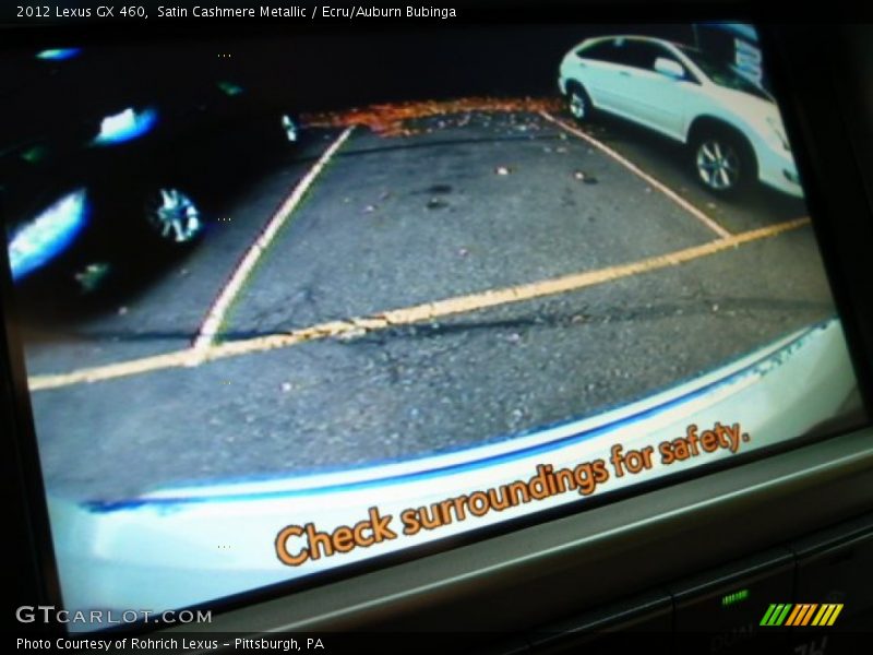 Satin Cashmere Metallic / Ecru/Auburn Bubinga 2012 Lexus GX 460