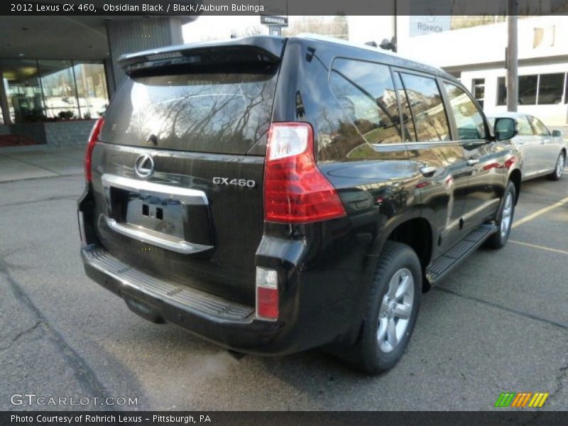 Obsidian Black / Black/Auburn Bubinga 2012 Lexus GX 460