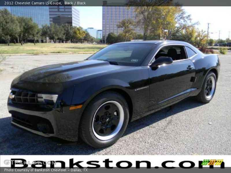 Black / Black 2012 Chevrolet Camaro LS Coupe