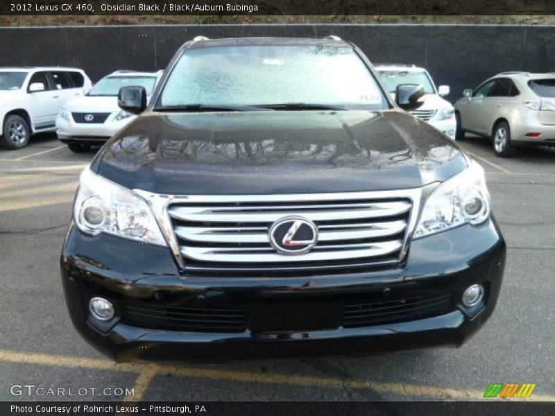 Obsidian Black / Black/Auburn Bubinga 2012 Lexus GX 460