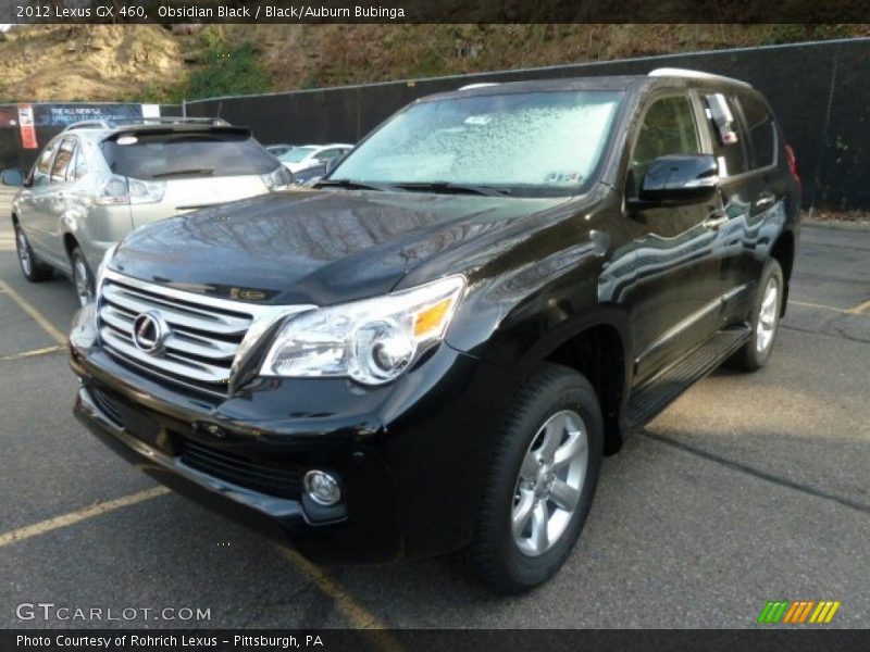 Obsidian Black / Black/Auburn Bubinga 2012 Lexus GX 460
