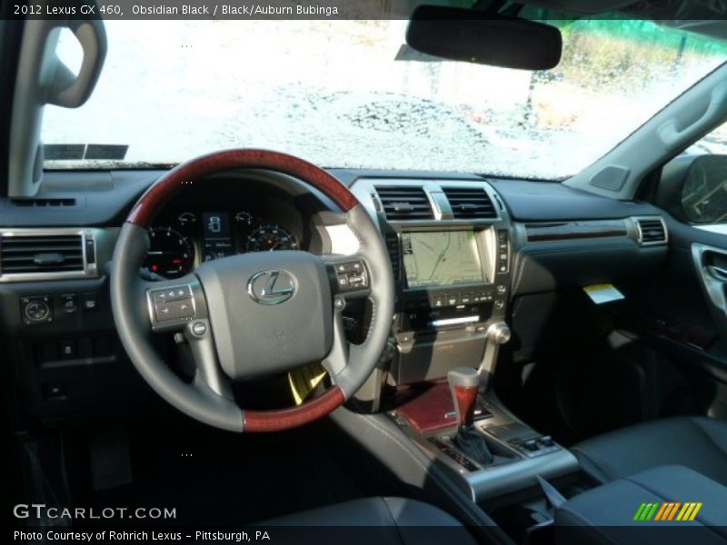 Obsidian Black / Black/Auburn Bubinga 2012 Lexus GX 460