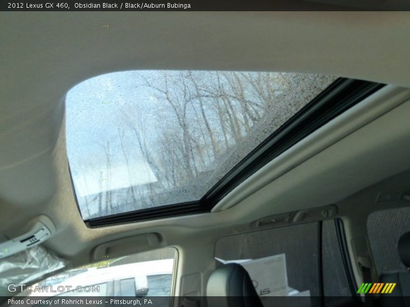 Obsidian Black / Black/Auburn Bubinga 2012 Lexus GX 460