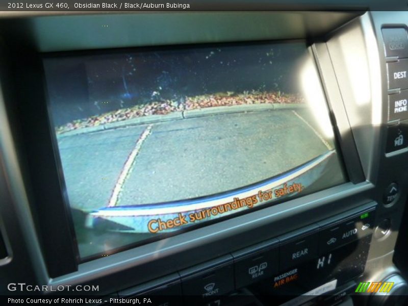Obsidian Black / Black/Auburn Bubinga 2012 Lexus GX 460
