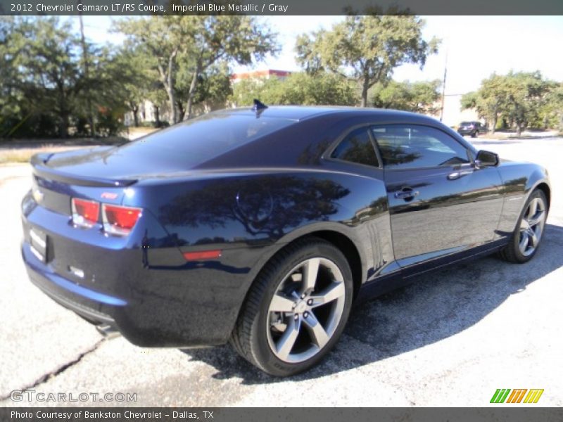 Imperial Blue Metallic / Gray 2012 Chevrolet Camaro LT/RS Coupe