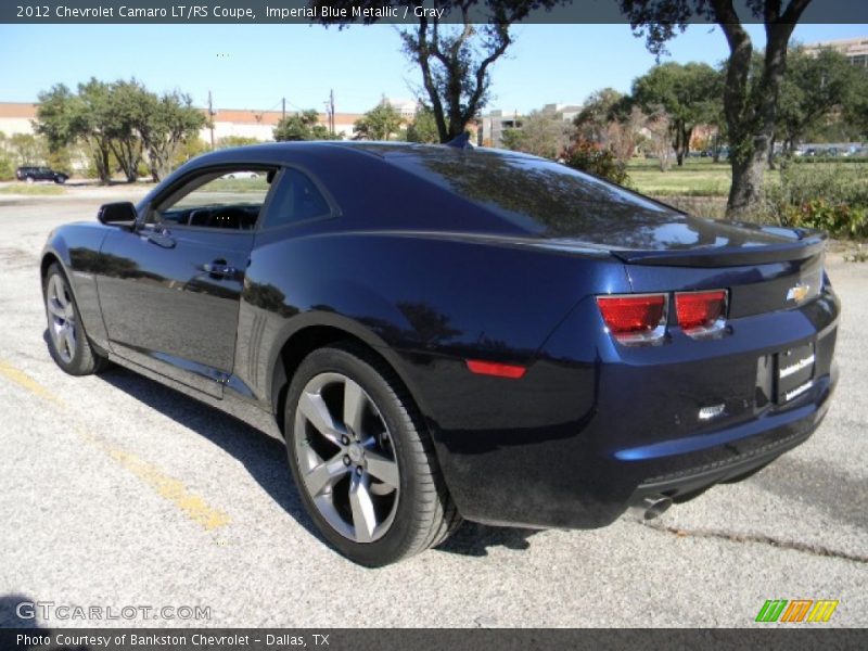 Imperial Blue Metallic / Gray 2012 Chevrolet Camaro LT/RS Coupe