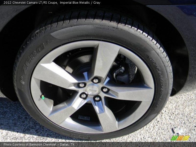 Imperial Blue Metallic / Gray 2012 Chevrolet Camaro LT/RS Coupe