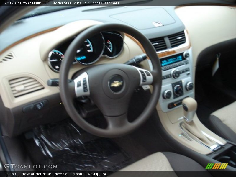 Mocha Steel Metallic / Cocoa/Cashmere 2012 Chevrolet Malibu LT