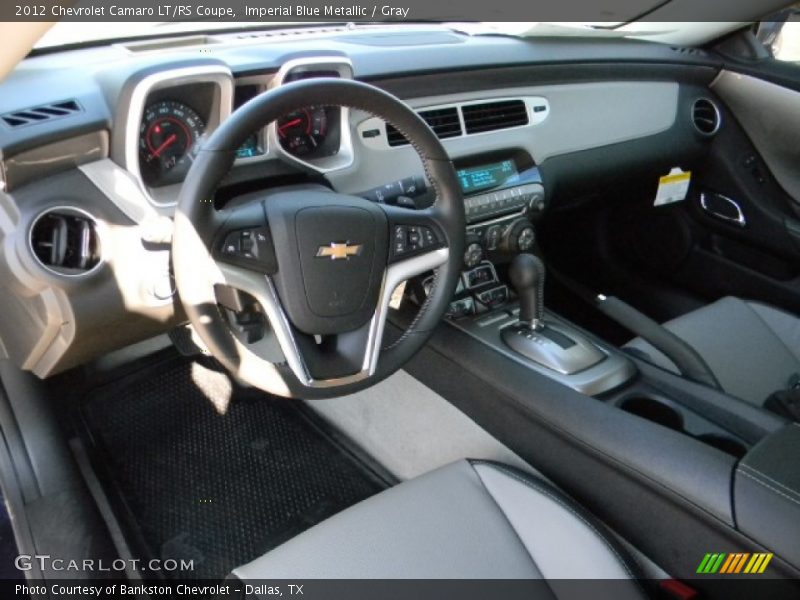 Imperial Blue Metallic / Gray 2012 Chevrolet Camaro LT/RS Coupe