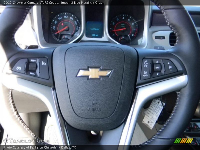 Imperial Blue Metallic / Gray 2012 Chevrolet Camaro LT/RS Coupe