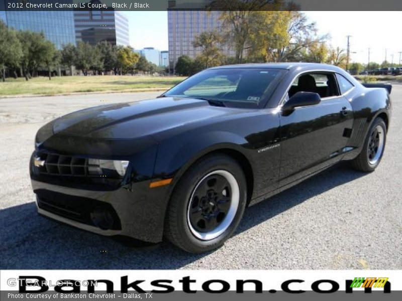 Black / Black 2012 Chevrolet Camaro LS Coupe