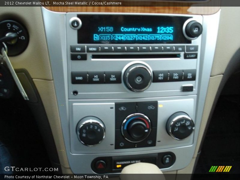 Mocha Steel Metallic / Cocoa/Cashmere 2012 Chevrolet Malibu LT