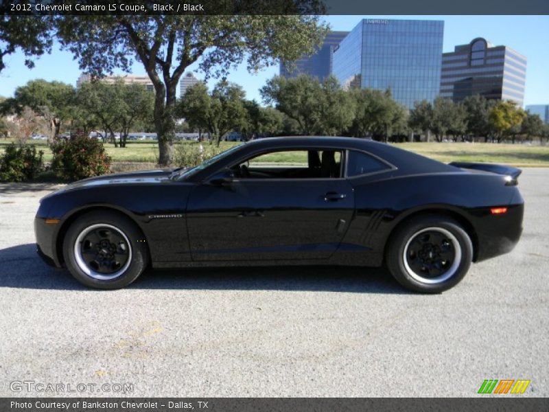 Black / Black 2012 Chevrolet Camaro LS Coupe