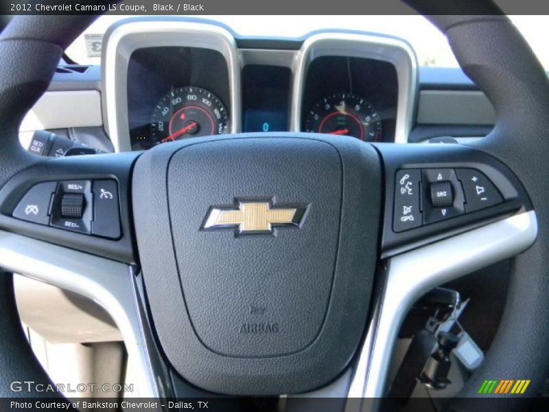 Black / Black 2012 Chevrolet Camaro LS Coupe