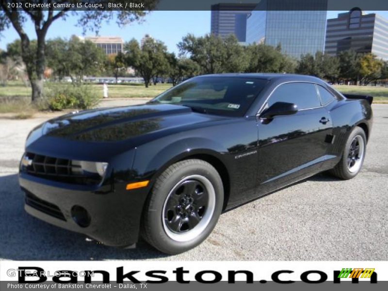 Black / Black 2012 Chevrolet Camaro LS Coupe