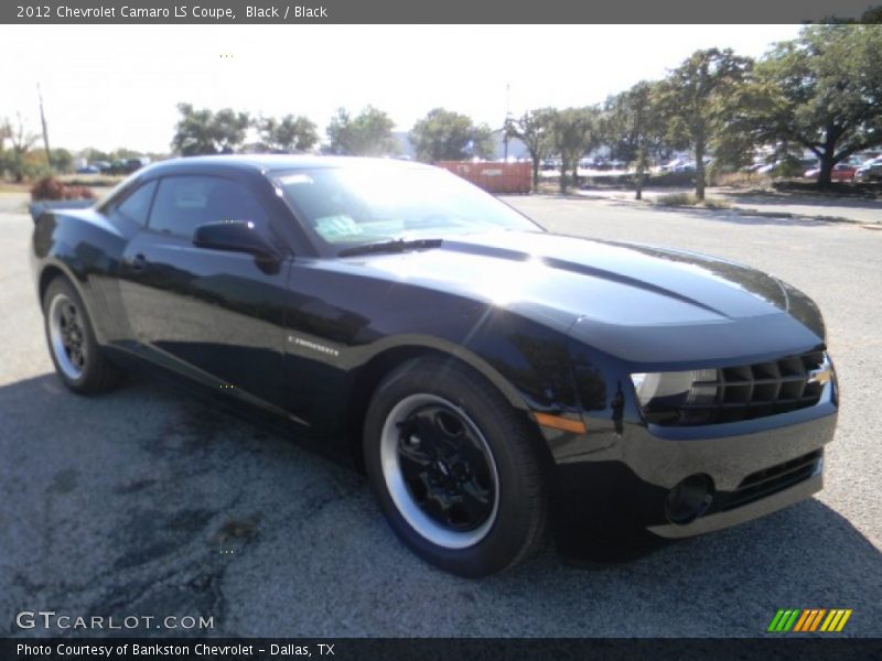 Black / Black 2012 Chevrolet Camaro LS Coupe