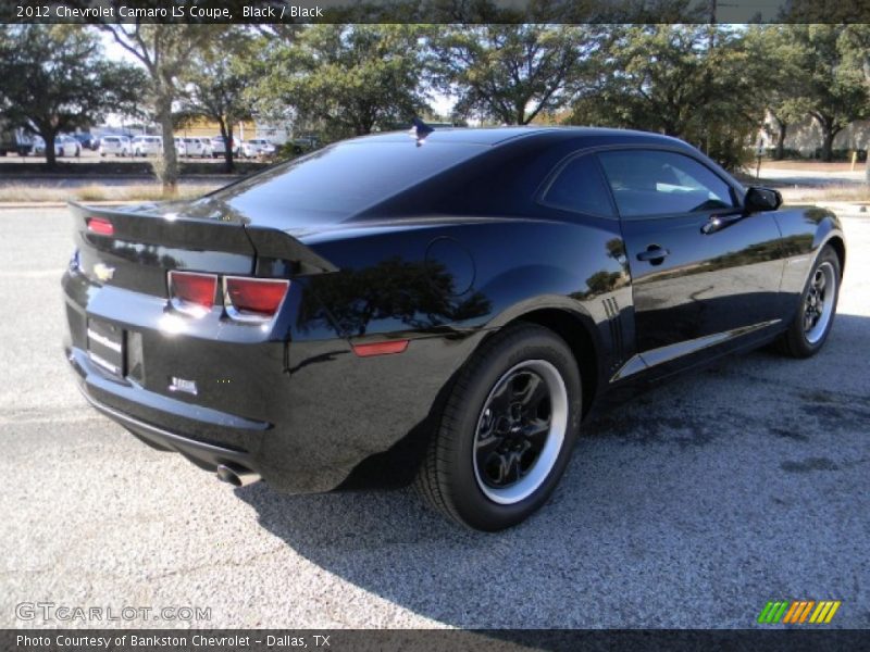 Black / Black 2012 Chevrolet Camaro LS Coupe